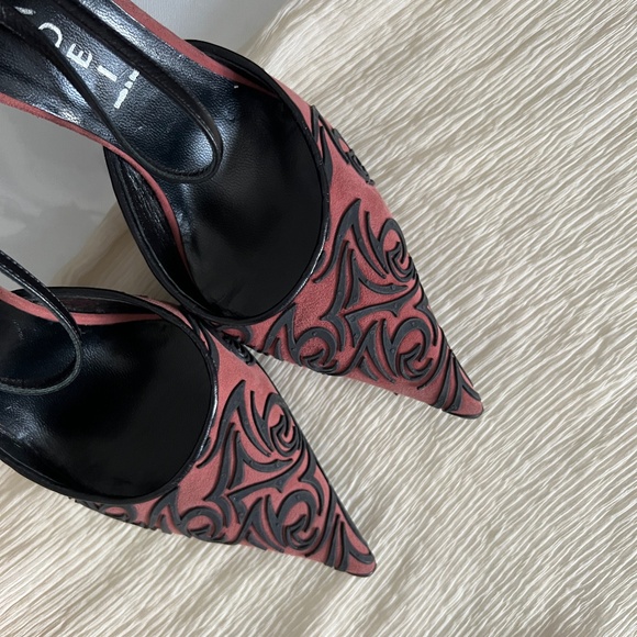 Vintage Casadei leather pointed toe heel - Picture 2 of 7